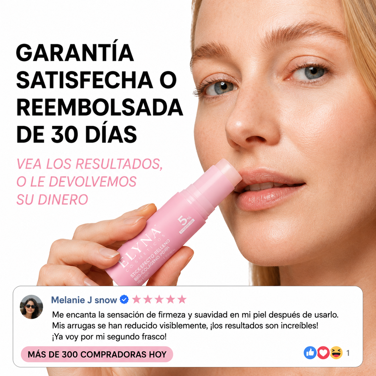 Stick Facial Efecto Relleno con Bio-Colágeno + PDRN