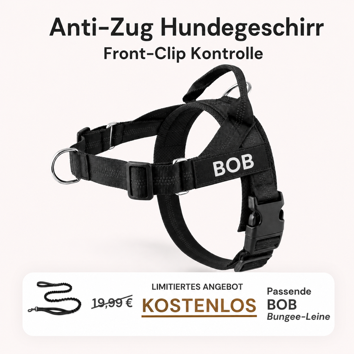 ELYNAPET - Anti-Zug Hundegeschirr