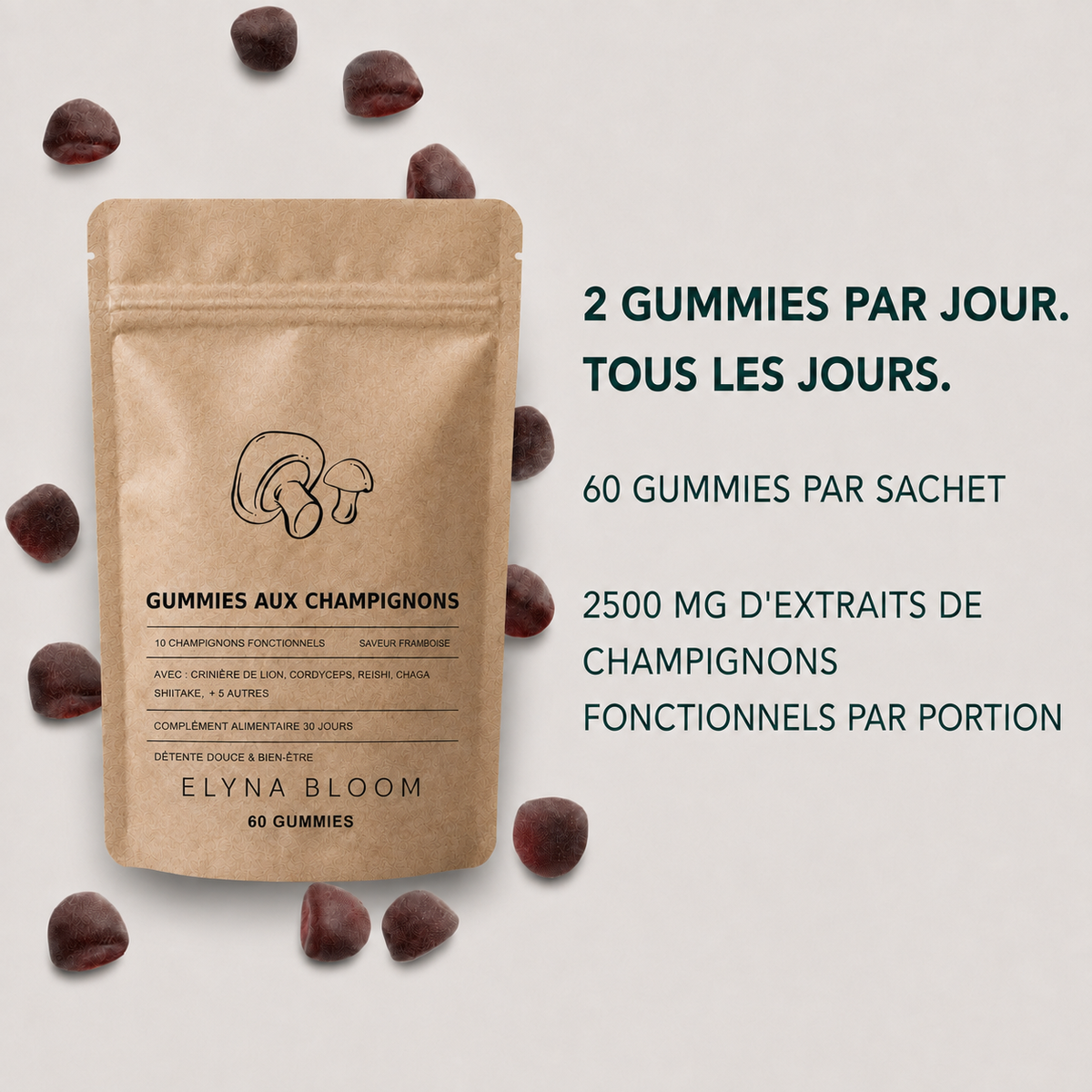 ELYNA BLOOM - Gummies aux Champignons