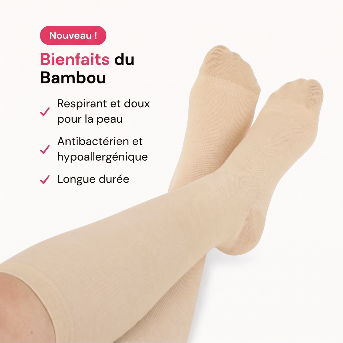 Elyna - Chaussettes de Contention en Bambou