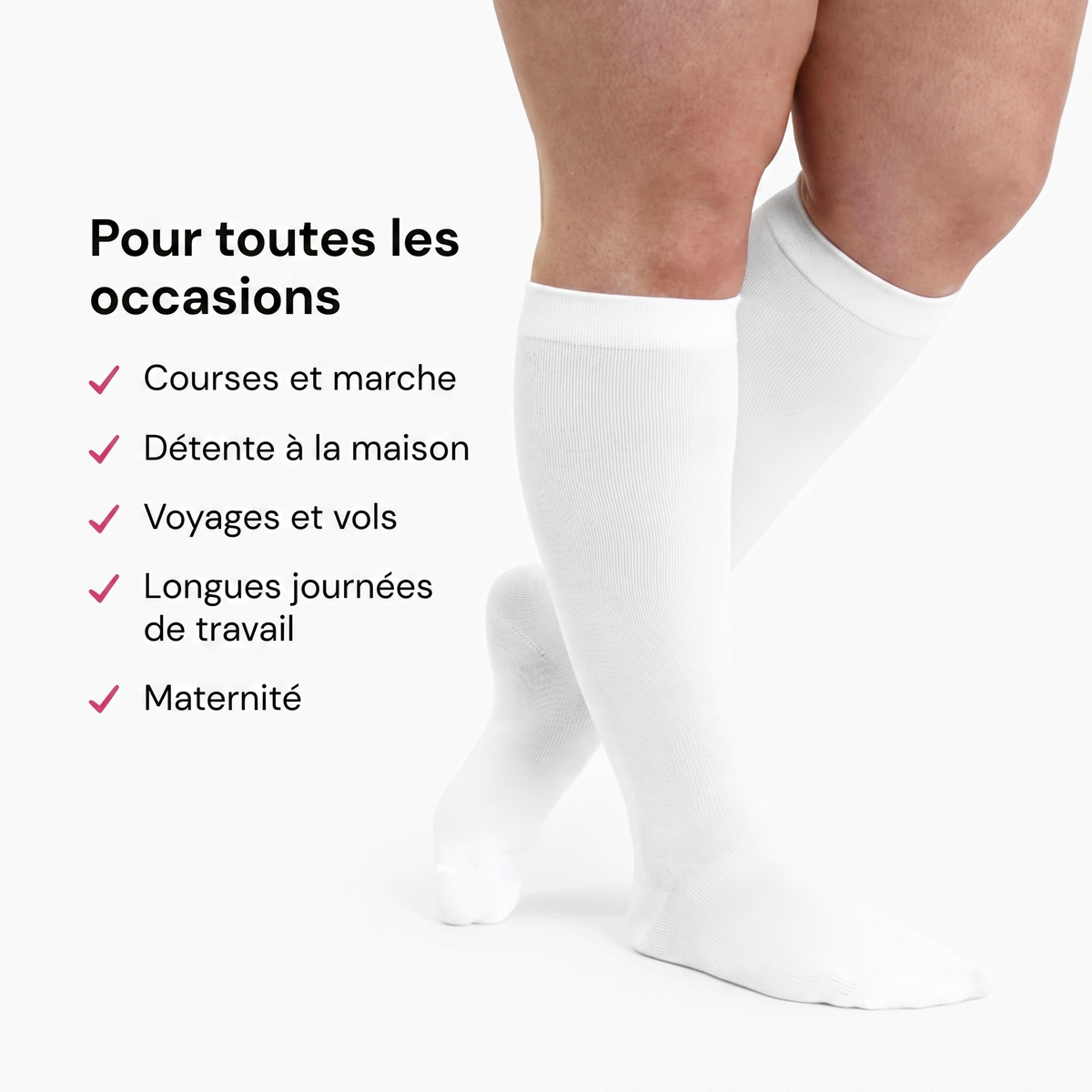 Elyna - Chaussettes de Contention en Bambou