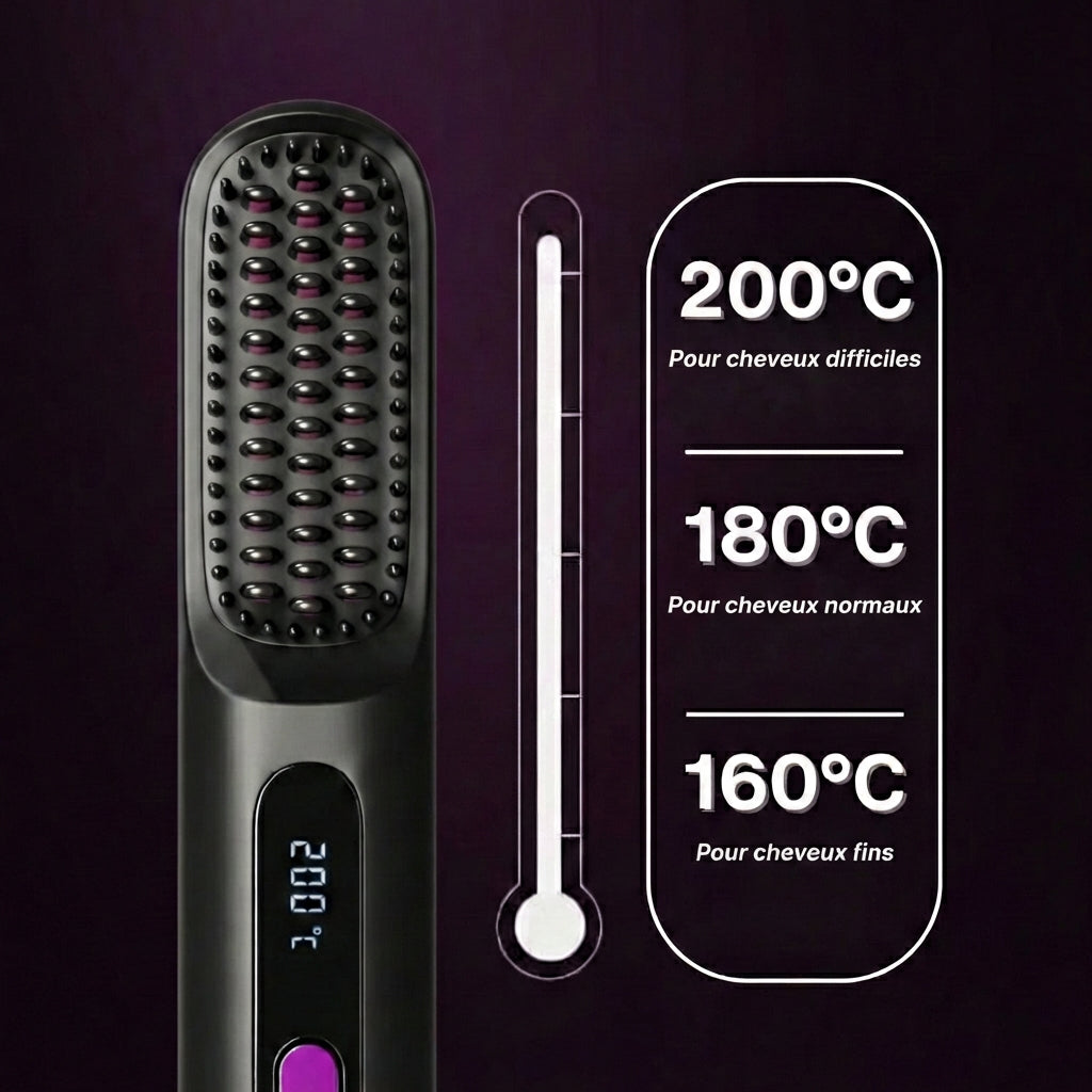 Elyna - brosse cheveux courts